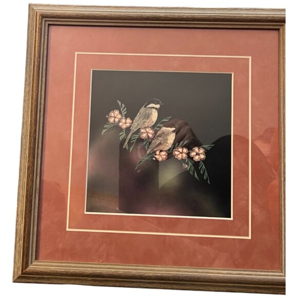 Charming Framed Bird Artwork w/ Glass, Matting & Wall Protectors – Ready to Hang - Picture 11 of 14